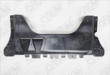Защита под бампер передний задняя часть Skoda Octavia 3 A7 (2013-2020)