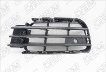 Решетка в бампер нижняя левая Volkswagen Touareg 2 (2010-2018)